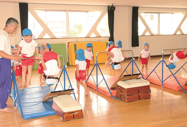 体操での経験で心と体が大きく育つ